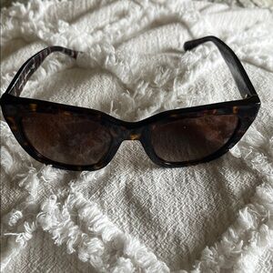 Coach Tortoise and Black Frame Sunglasses